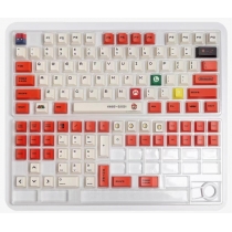 Mario 104+18 Cherry MX PBT Dye-subbed Keycaps Set for Mechanical Gaming Keyboard